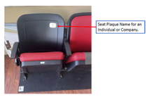 Load image into Gallery viewer, Seat Plaque Location